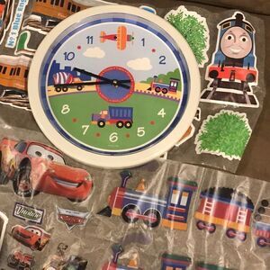 🔹Clock & Decals Vehicle Decor Set